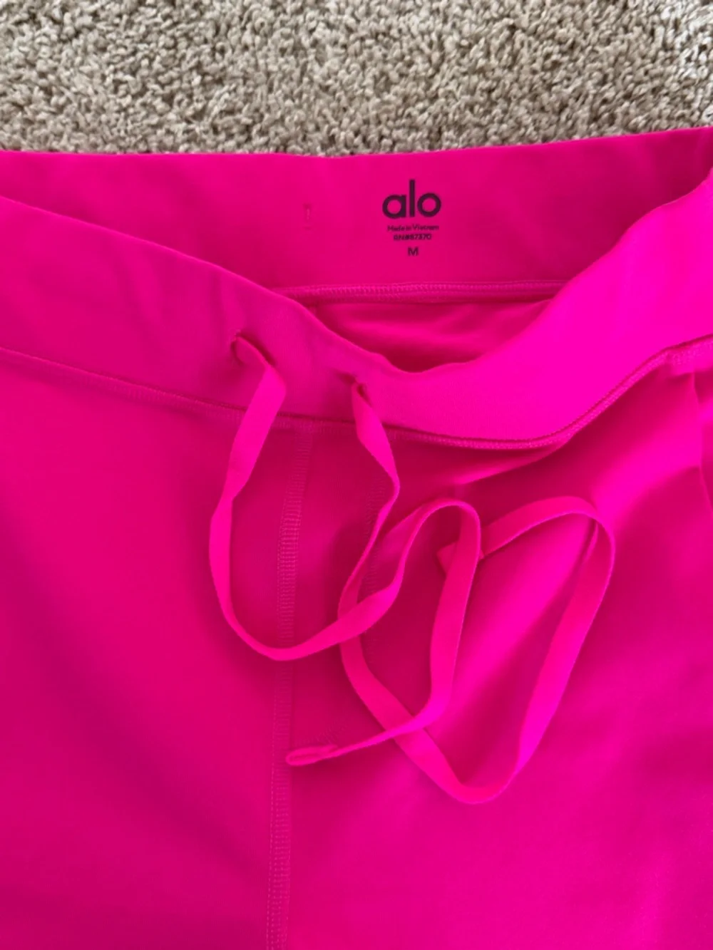 Alo Women’s Hot Pink Drawstring Active Joggers